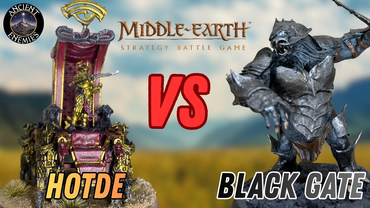 Battle Report-Dragon Emperor vs Black Gate-MESBG