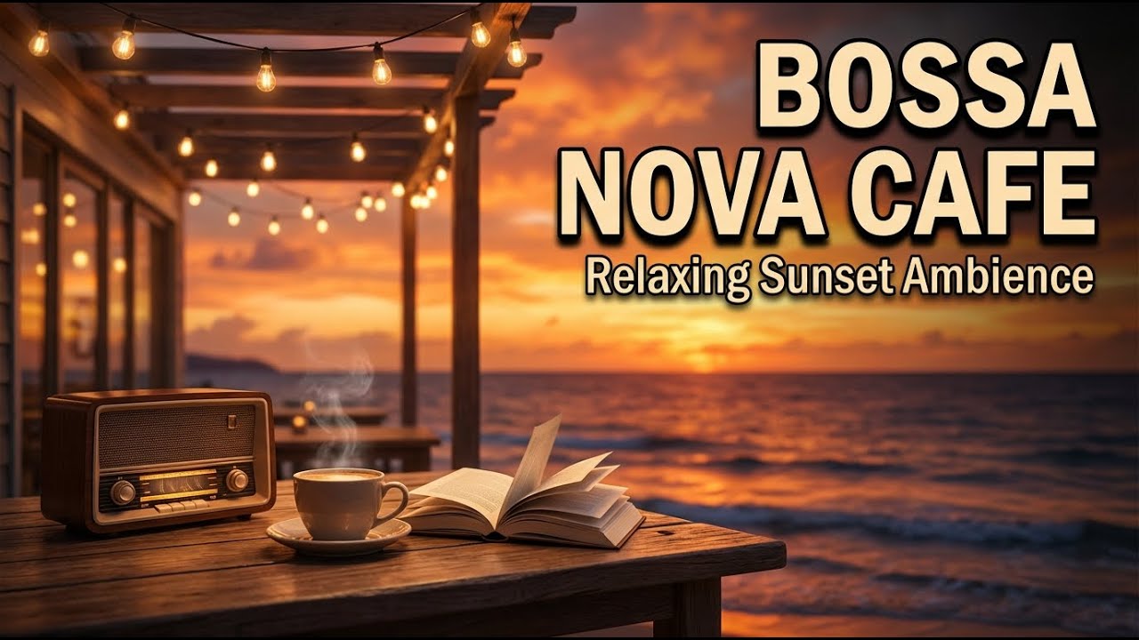 Bossa Nova Sunset Cafe  Smooth Ocean Jazz for Relaxing Evening Vibes