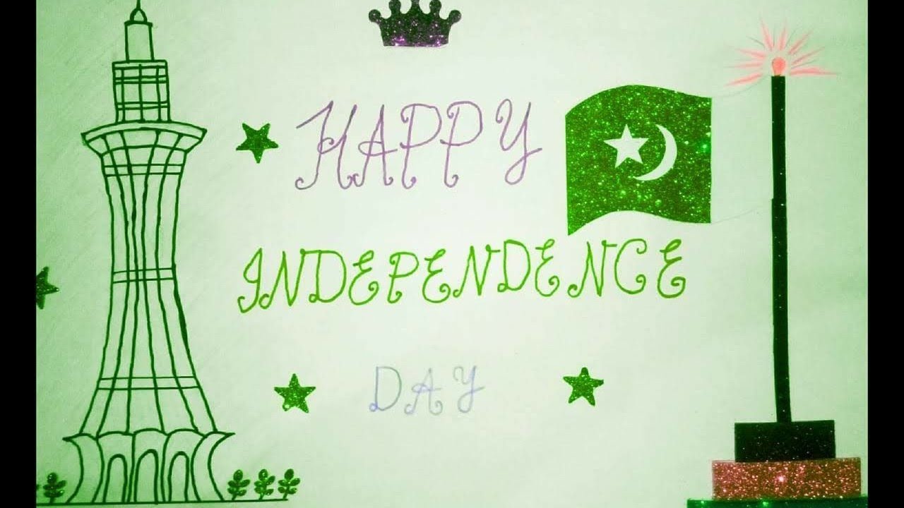14 August school project  ! Independent day idea ! Making at home !