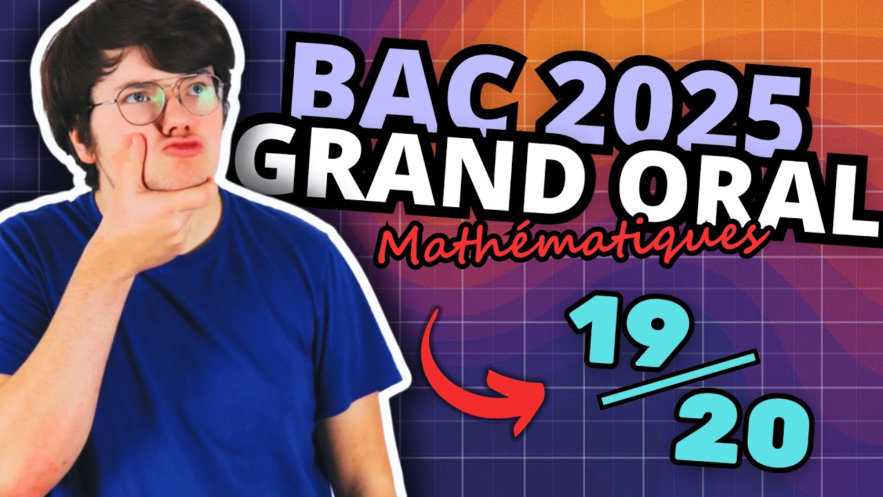 GRAND ORAL - Mon sujet de Math&eacute;matiques !