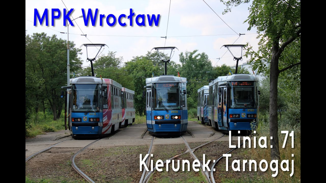 [🇵🇱PL] TIMELAPSE: MPK Wrocław - Linia: [🚋71]