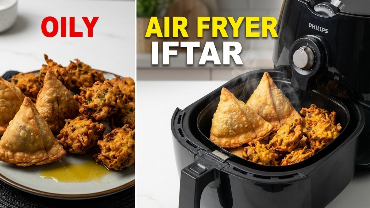 5 Air Fryer Ramadan Iftar | Air Fryer Snacks Recipe | Ramadan Special Recipe | Part 2 | Nurej Home