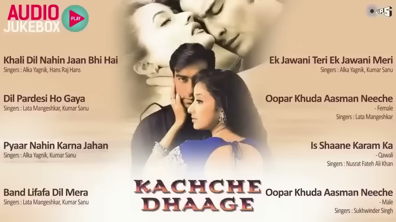 Kachche Dhaage Non Stop Songs | Audio Jukebox | Ajay Devgn, Manisha Koirala | 90's Evergreen Songs