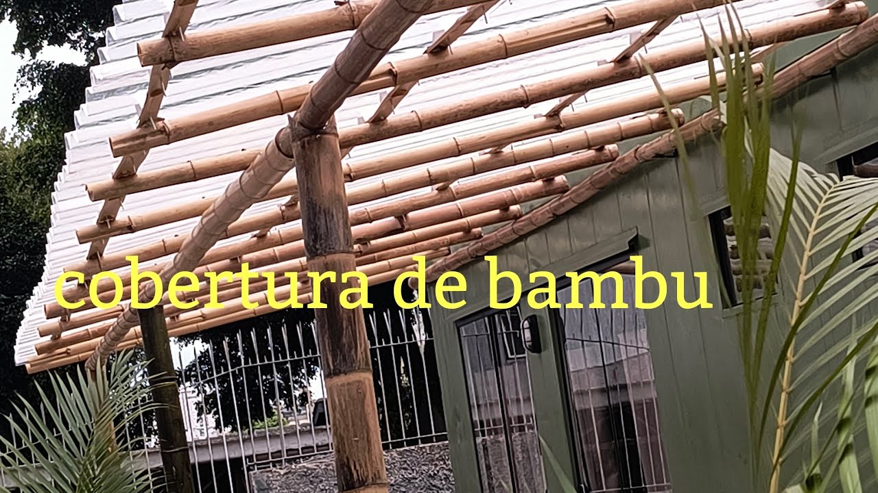 cobertura de bambu, pergolado e varanda, como fazer @bambu total