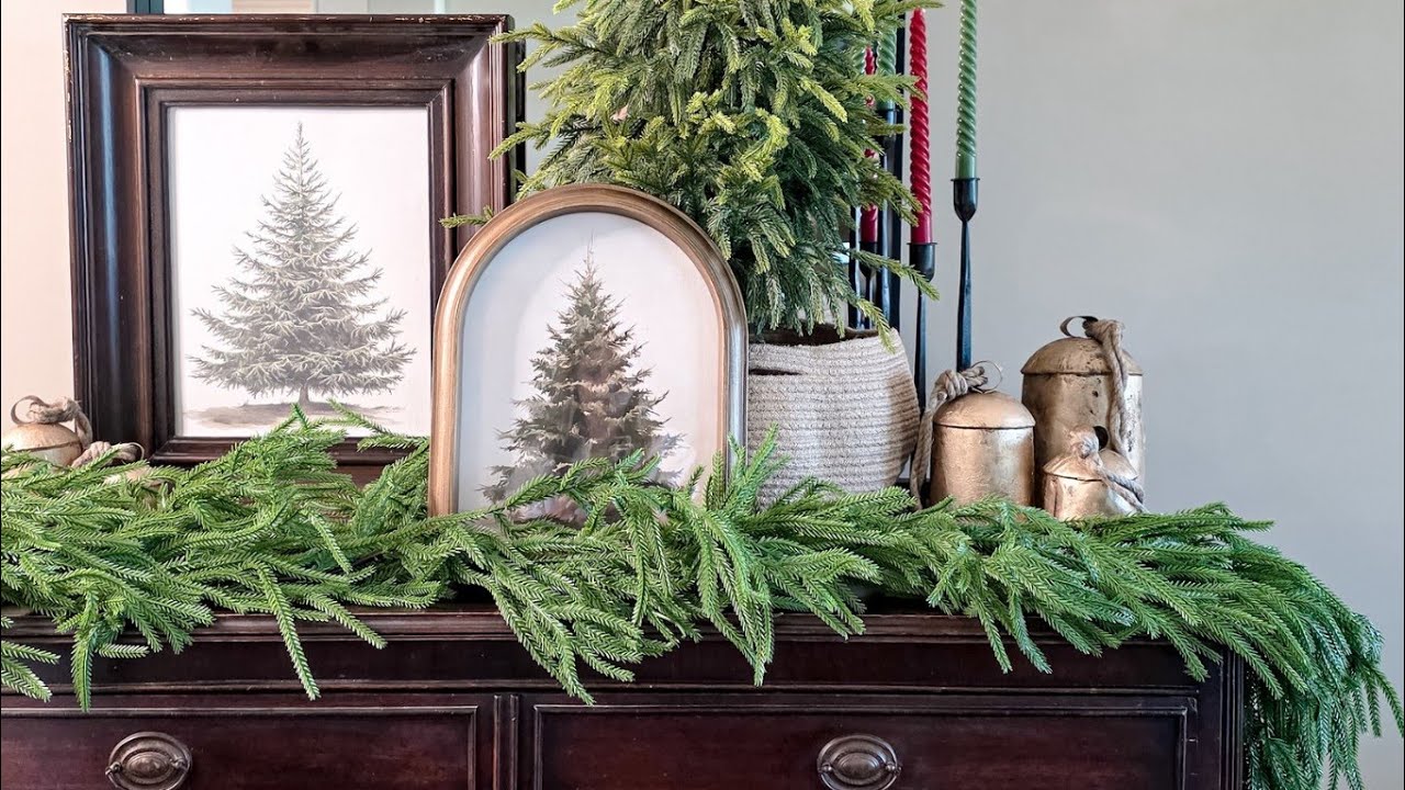 Update Your Christmas Decor With Norfolk Pine Garland