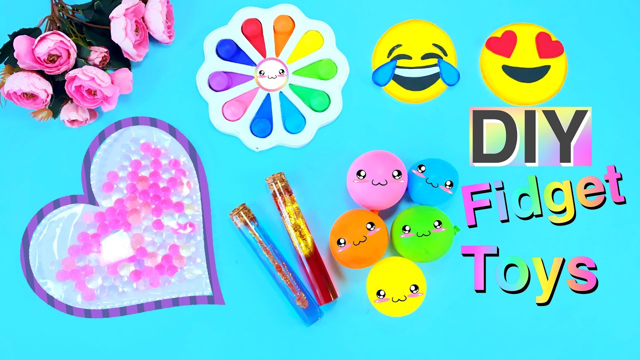 5 DIY EASY FIDGET TOYS IDEAS YOU WILL LOVE - TESTING VIRAL TIKTOK FIDGET TOY VIDEOS
