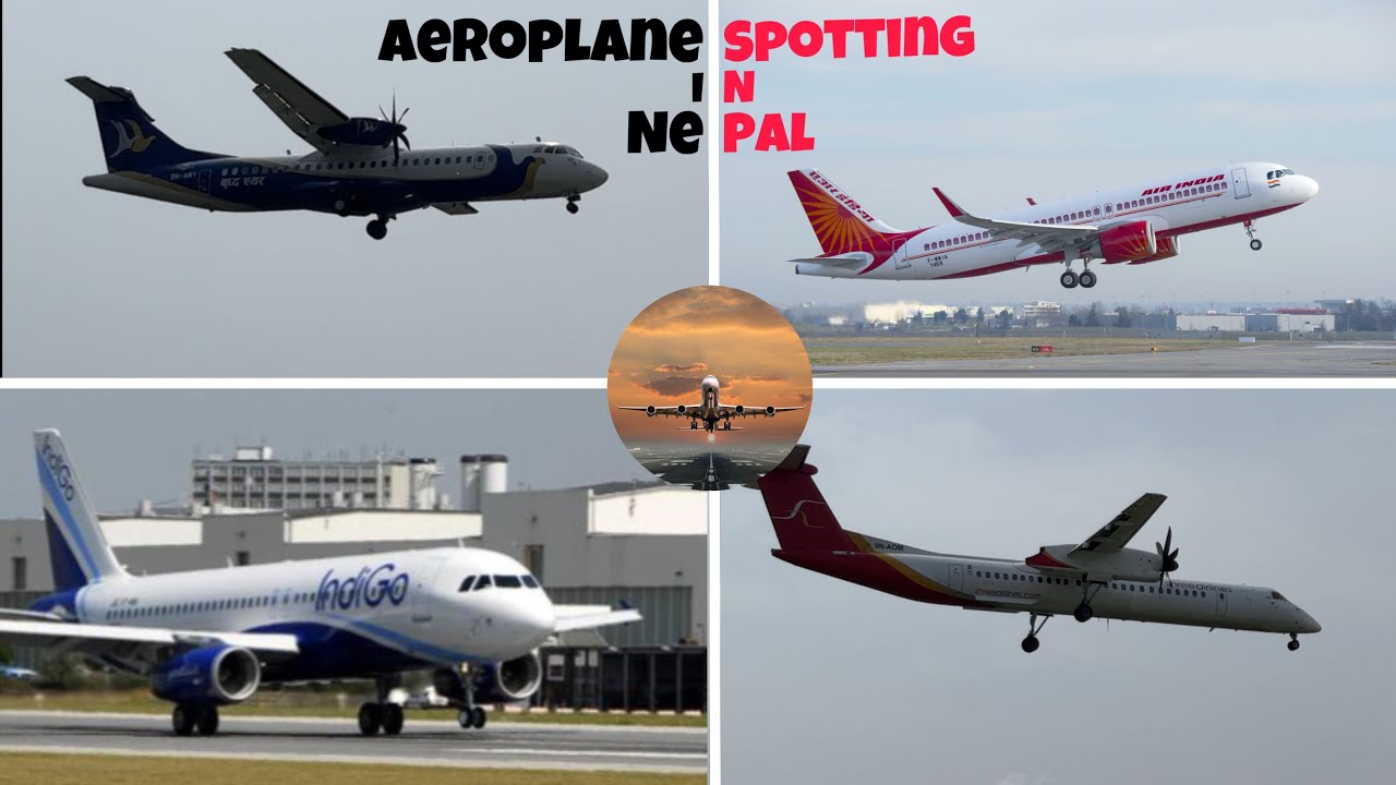 Spotting Aeroplanes at Tribhuwan International Airport - Beautiful Aeroplanes TakeOff and Landing✈️