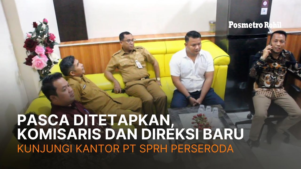 Pasca Ditetapkan, Komisaris dan Direksi Baru Kunjungi Kantor PT SPRH Perseroda