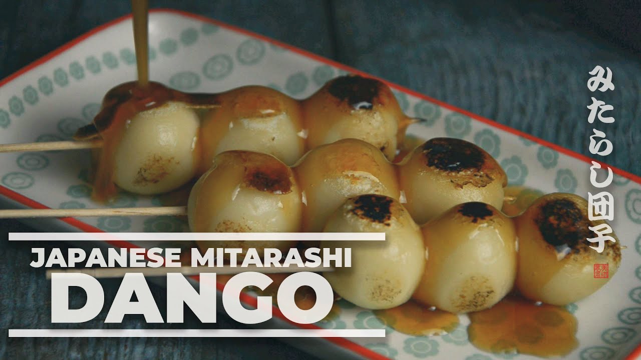 Japanese mitarashi DANGO