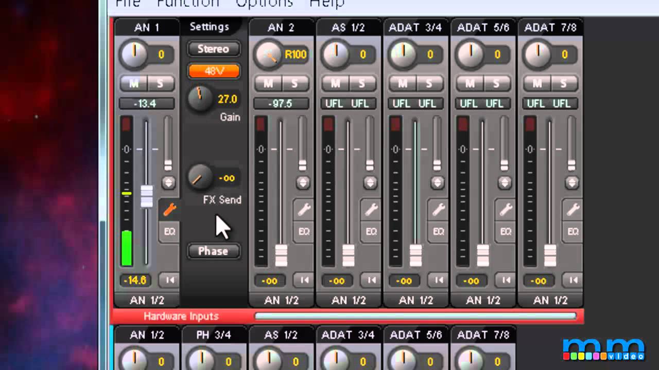RME Babyface - Microphone Set Up