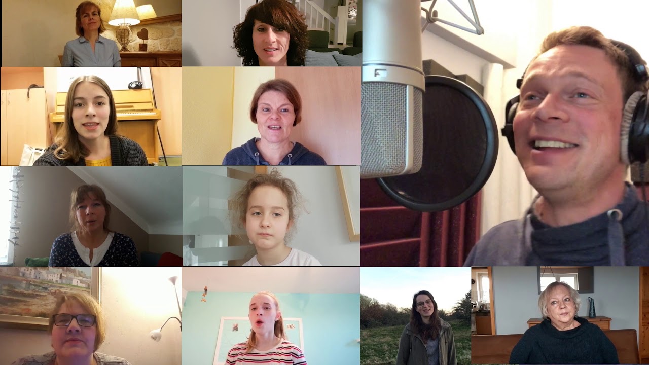Virtual Choir „Jesus is the solid rock I stand“