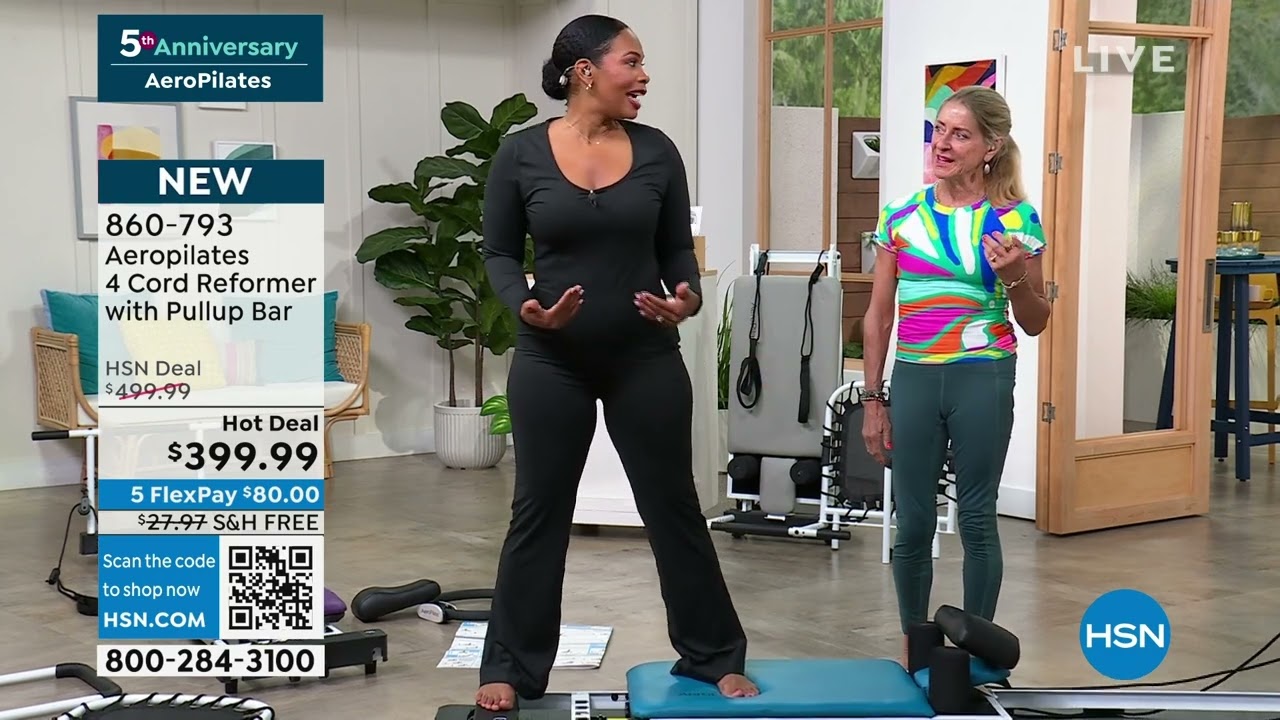 Aeropilates 4 Cord Reformer с турником