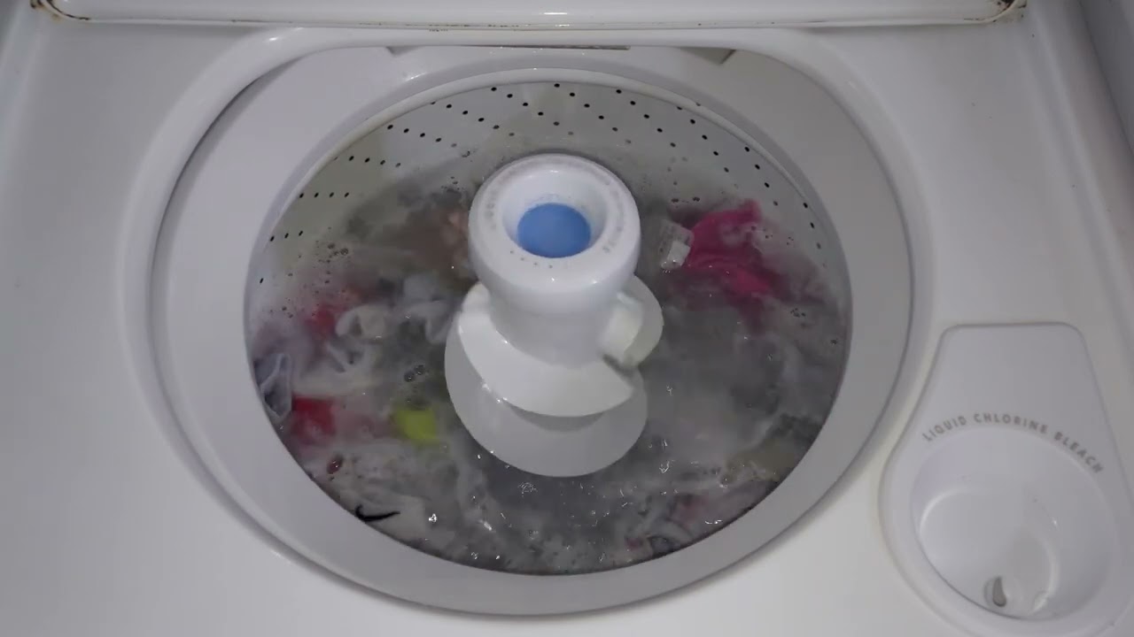 Large White Load Wash - Normal Super Wash Cycle with Extra Rinse - Maytag Direct Drive Washer