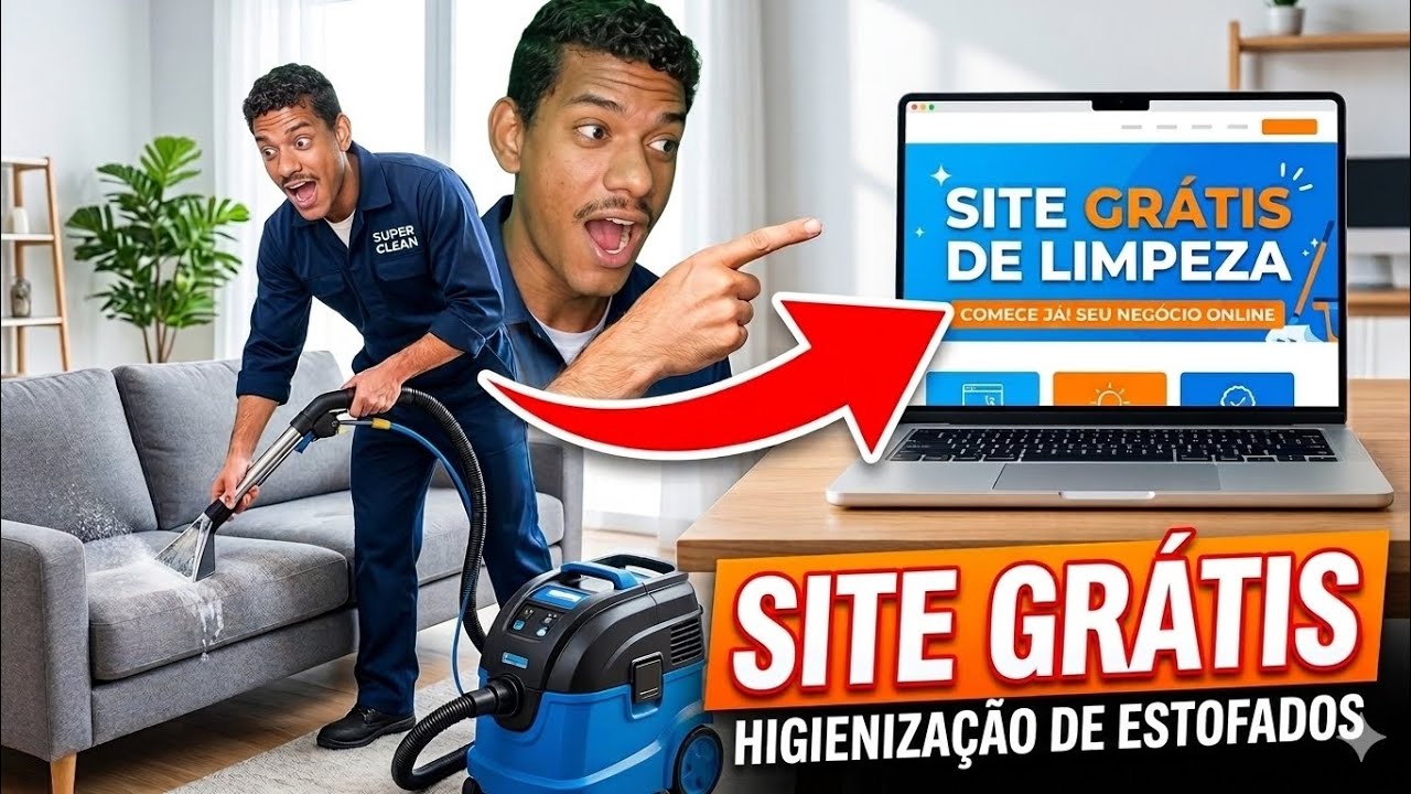 Site profissional e GRATIS! Para Higienização de Estofados 🫧🪣
