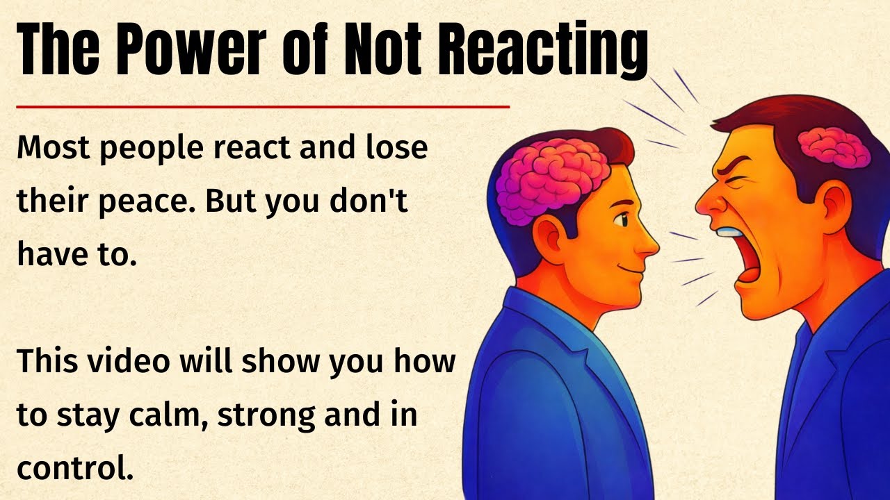 The Power of Not Reacting | English Listening Story ✅