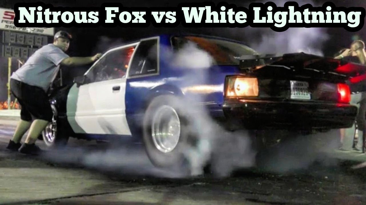 Nitrous Mustang vs White Lightning at Emp Top End Battle