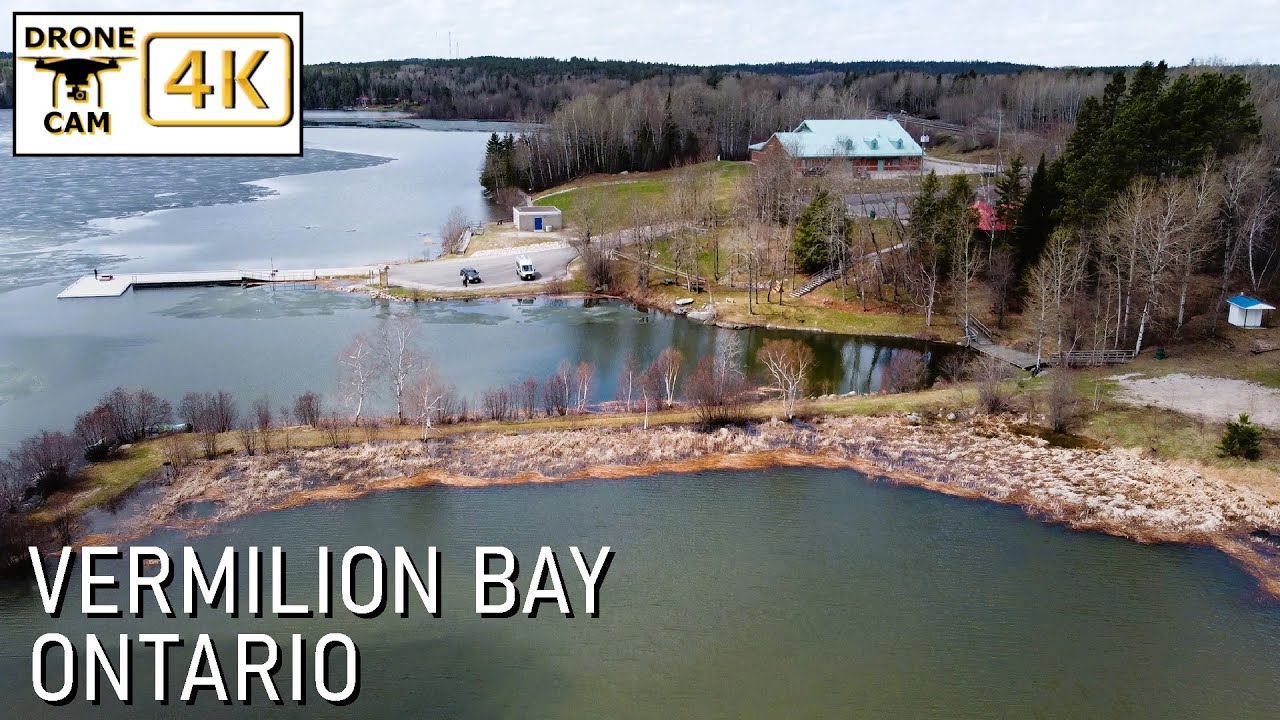 🚁 Stunning 4K Drone Footage Over Vermilion Bay, Ontario 🌲✨ | Aerial Adventure