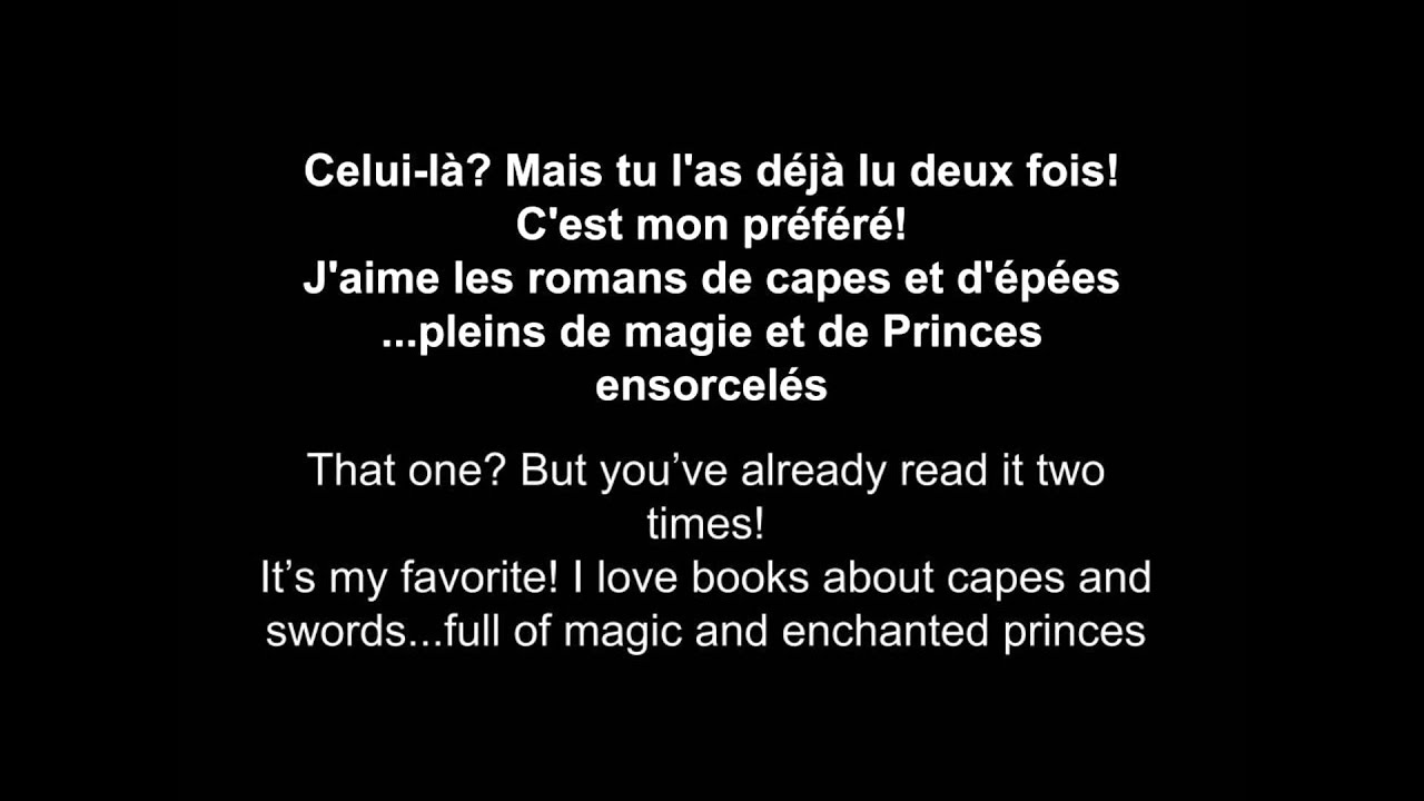 Belle - La Belle et La Bête - Français - Paroles