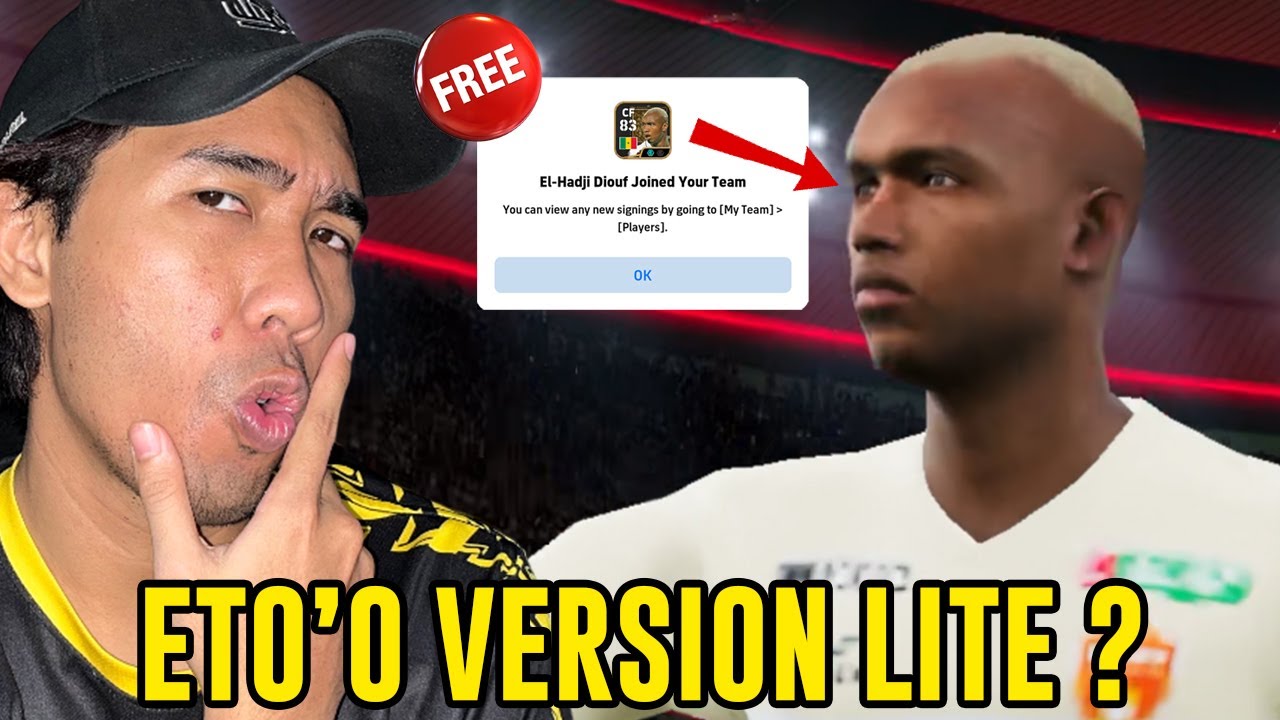 FREE EPIC PLAYER DARIPADA KONAMI LAGI ? KALINI KONAMI MEMANG BAGI THE BEST FREE EPIC CARD ! DIOUF