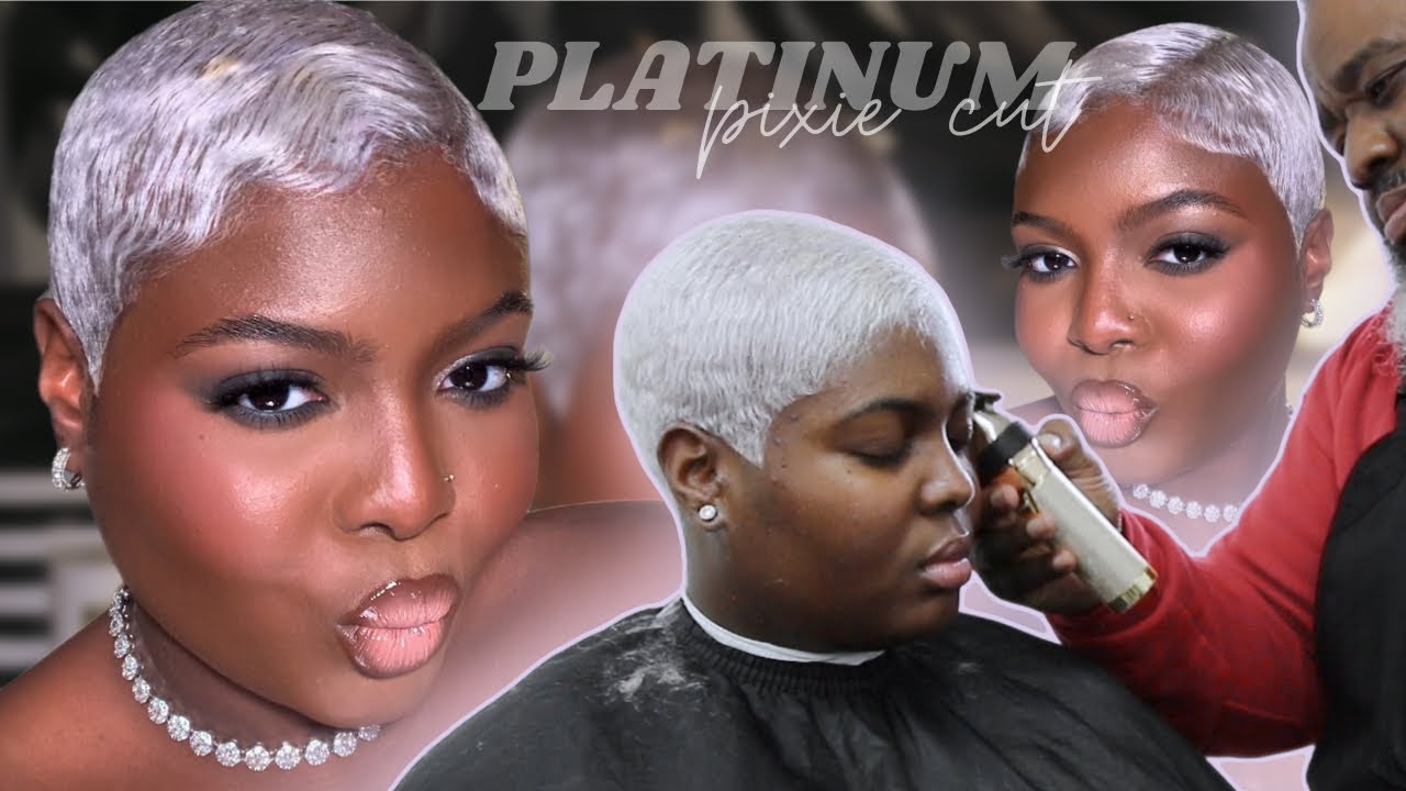 HOW I ACHIEVE THE 𝐔𝐋𝐓𝐈𝐌𝐀𝐓𝐄 PERFECT PLATINUM PIXIE CUT + come to the barbershop with me