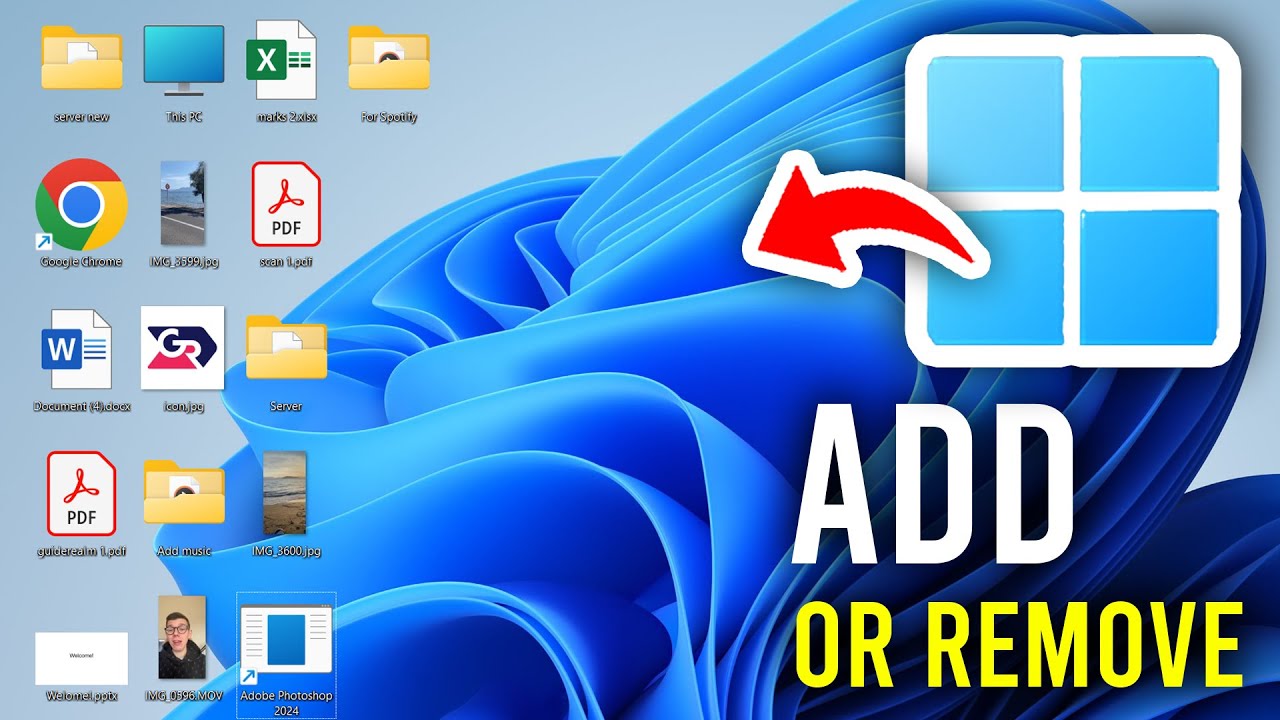 How To Add or Remove Desktop Icons In Windows 11 - Step By Step