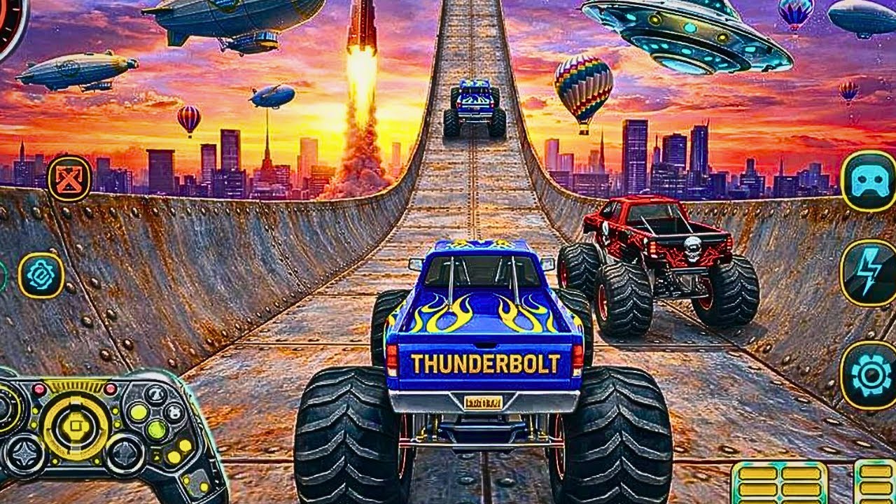 GT Monster Truck Racing Stunts || 4×4 Ultimate Car Stunt GT Racing ||Android Gameplay #monster