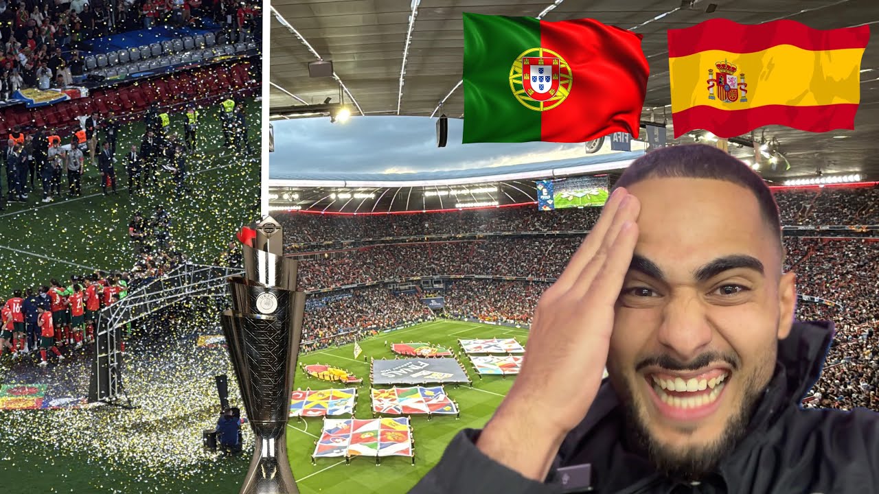 RONALDO GEWINNT NATIONS LEAUGE ❤️ TRAUM WIRD WAHR 😍 Portugal vs. Spanien Stadionvlog 🏟️