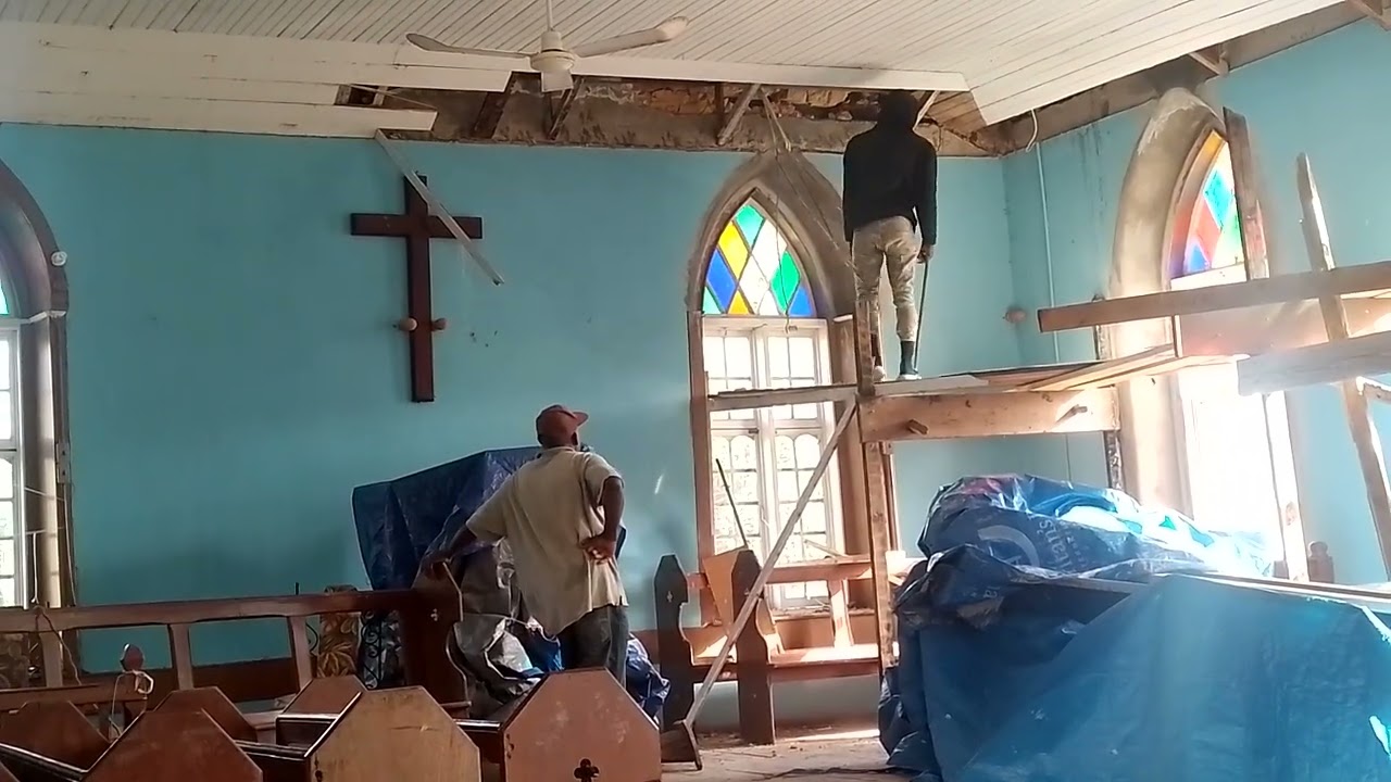 Repair of the Interior of Spring Garden Church After Hurricane Melissa Day 3  | 19 January 2026
