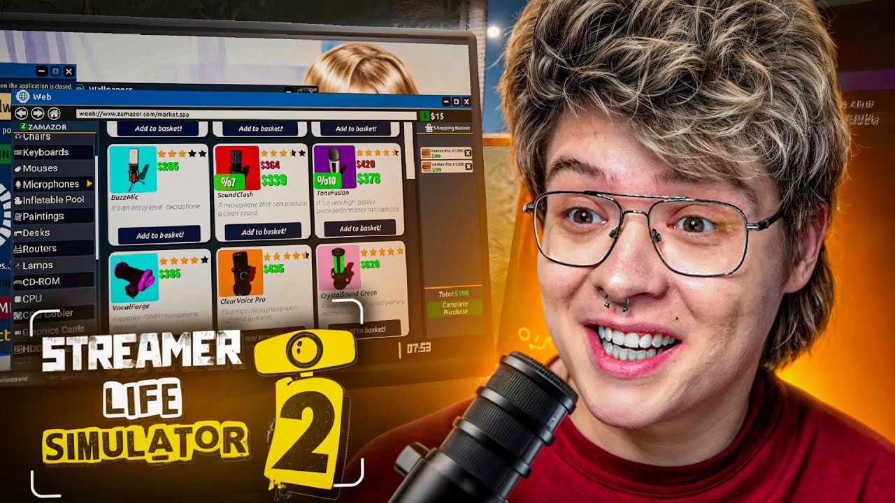 ШАРФ СТАЛ САМОЙ КРАСИВОЙ СТРИМЕРШЕЙ В Streamer Life simulator 2