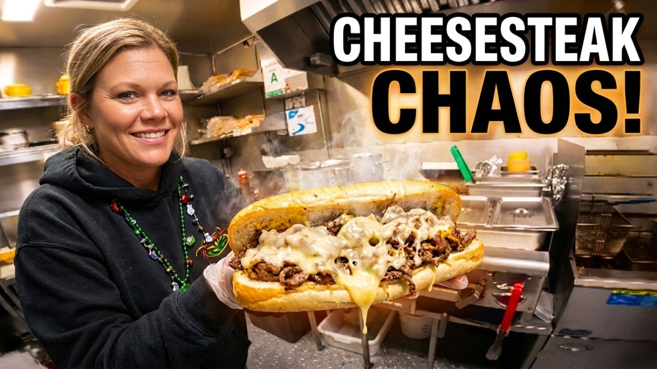 POV: INSIDE A CHEESESTEAK FOOD TRUCK CATERING EVENT | PART 2