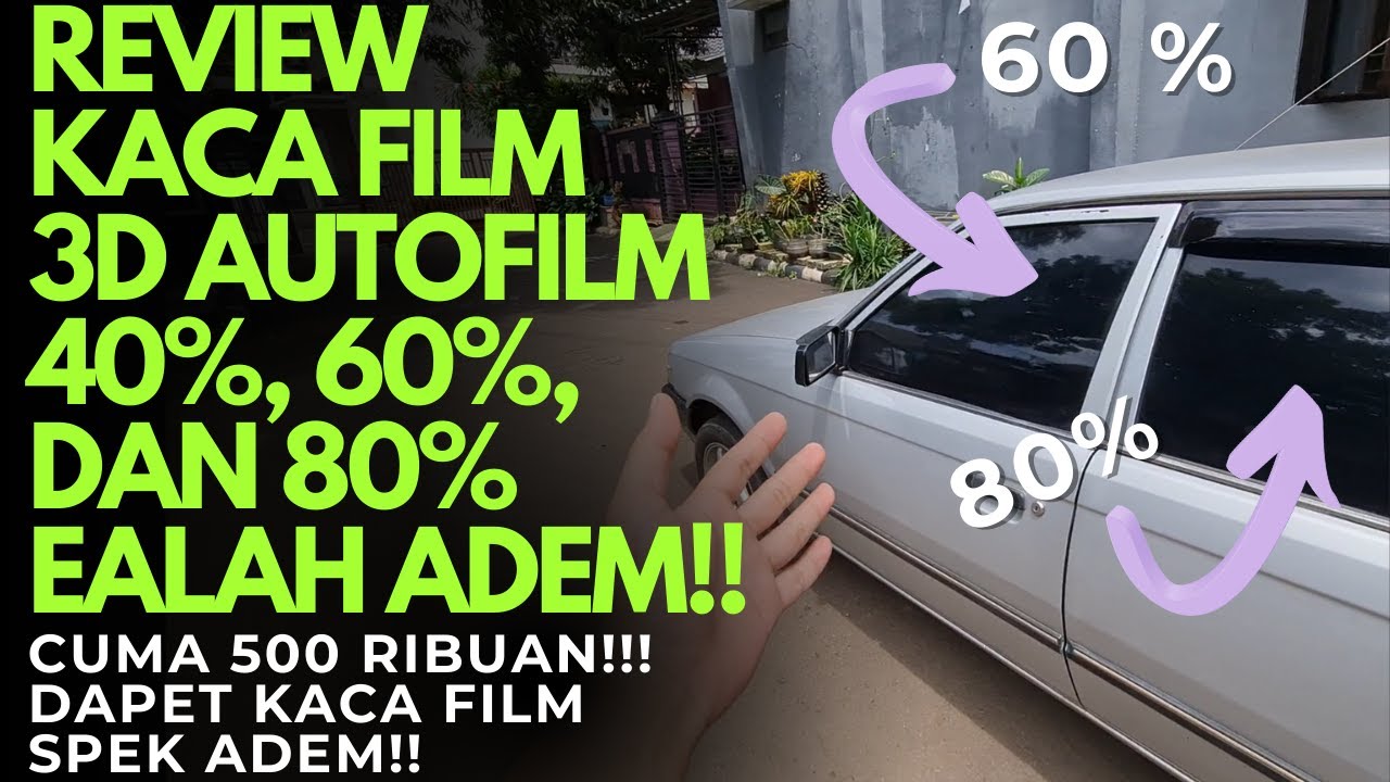 Modal 500 Ribu Mobil Jadi Mewah & Adem! Pasang Kaca Film 3D Autofilm di Sedan Tua