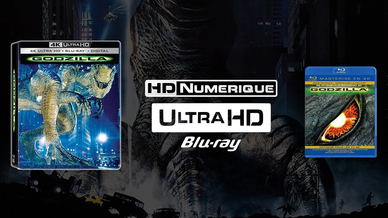 Godzilla (1998) : 4K Ultra HD vs Blu-ray Comparison (+ ATMOS Preview 🎧)