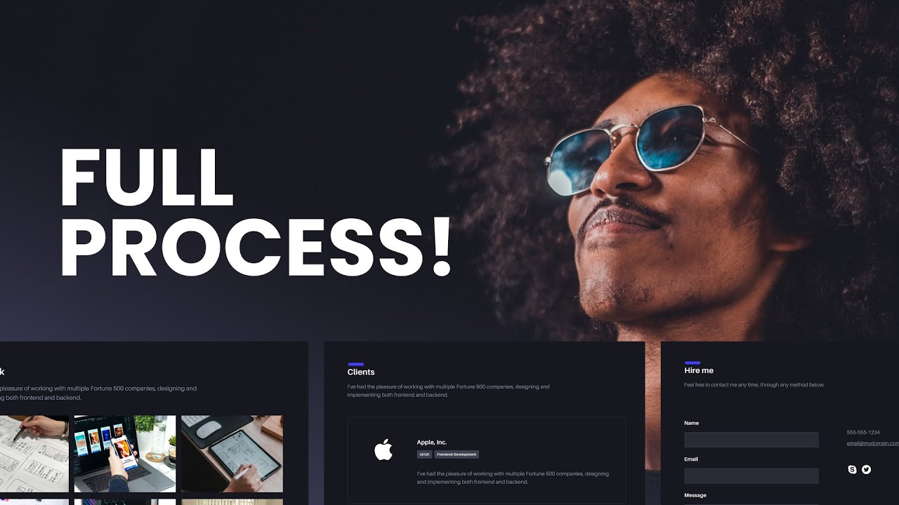 Build & Deploy a Personal Portfolio with TailwindCSS - 2022 Edition