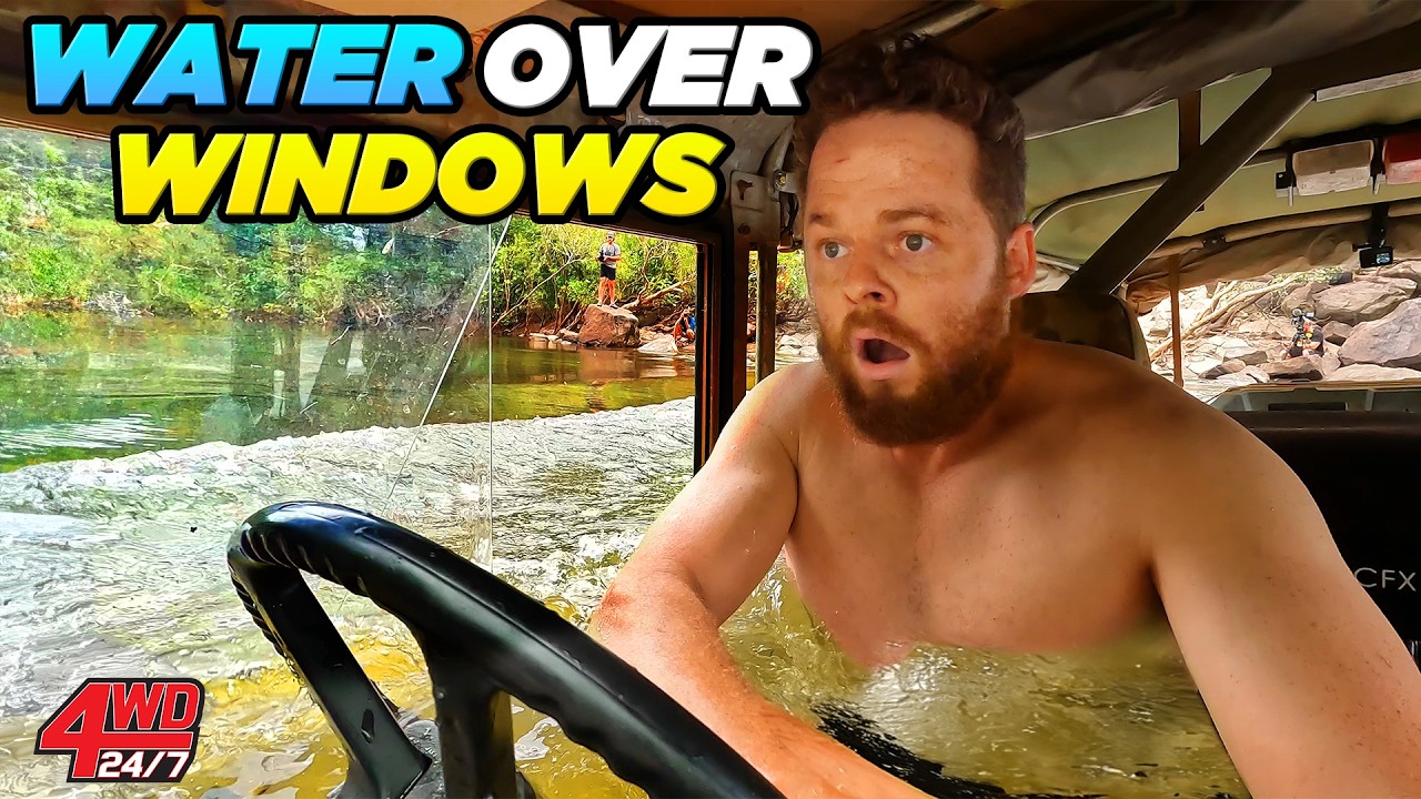 4WDs Float & DESTROYED engine in DEEPEST RIVER CROSSING EVER! Wildest Cape York moment ever filmed!