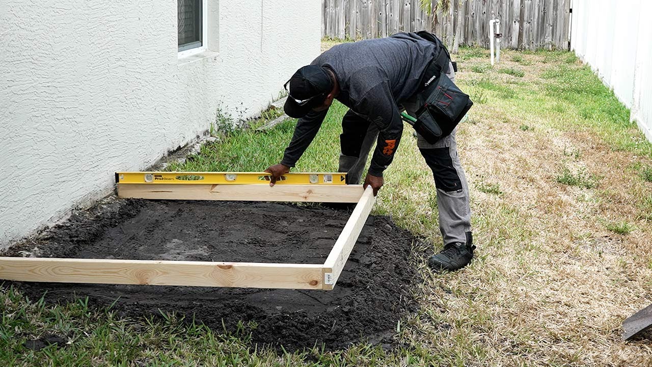 Making a concrete slab for a Shed // from start to finish - DIY Creators