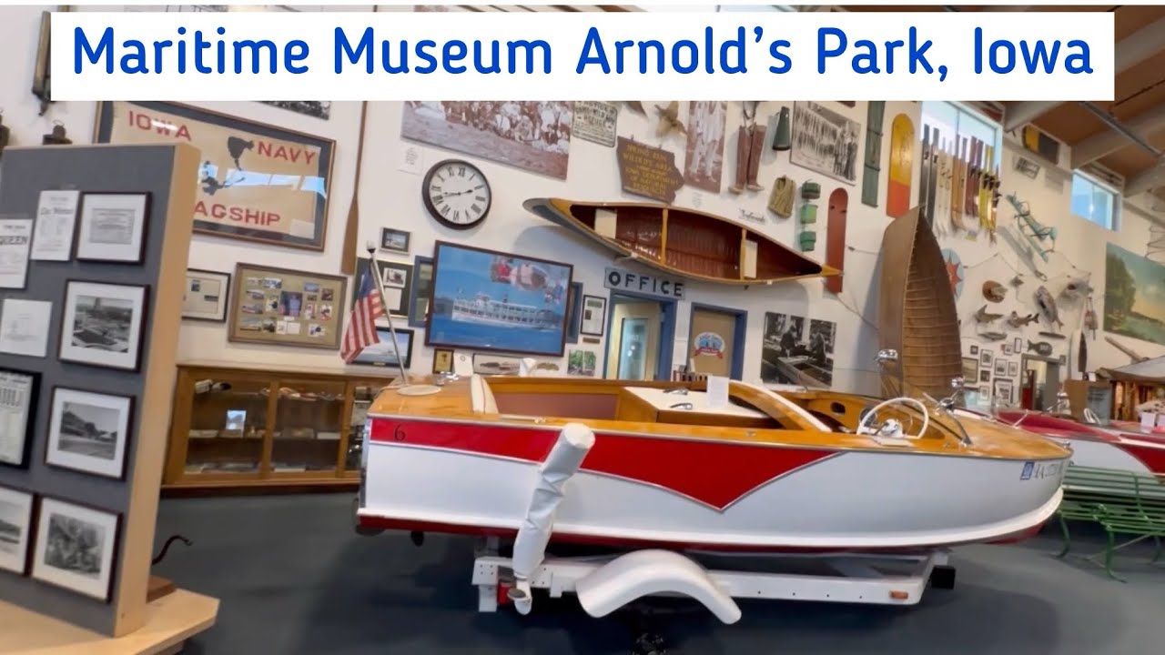 Iowa Great Lakes Maritime Museum Arnold’s Park, Iowa | The Golden Days Of Boating | Vintage Boat