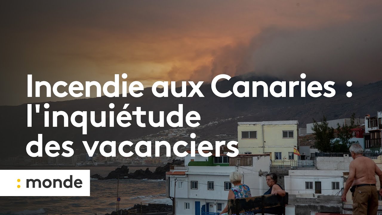 Canaries : face au violent incendie à Tenerife, des milliers de personnes évacuées