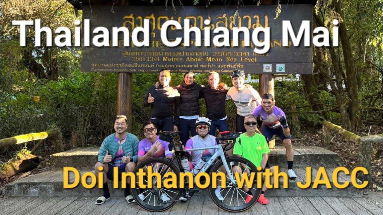 Thailand - Chiang Mai, Doi Ithanon Cycling with JACC | 2500m elevation | 50km distance