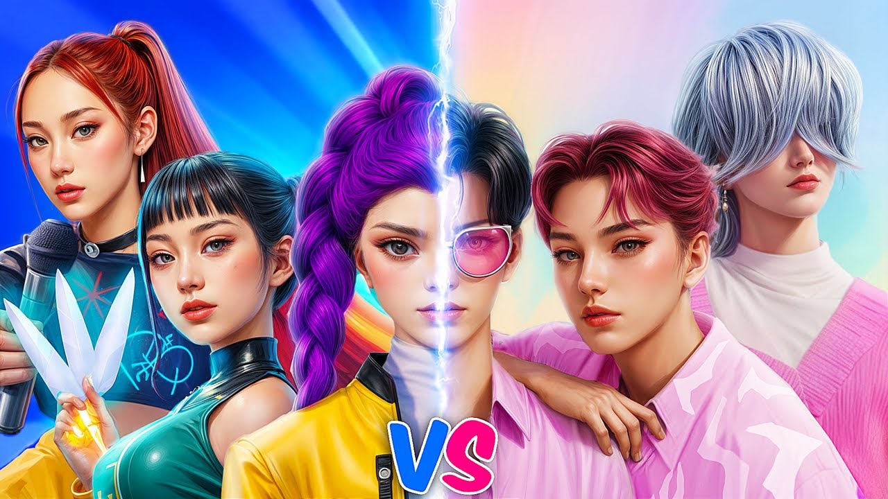 Как стать популярным в кейпоп-колледже! KPop Demon Hunters в реальной жизни!