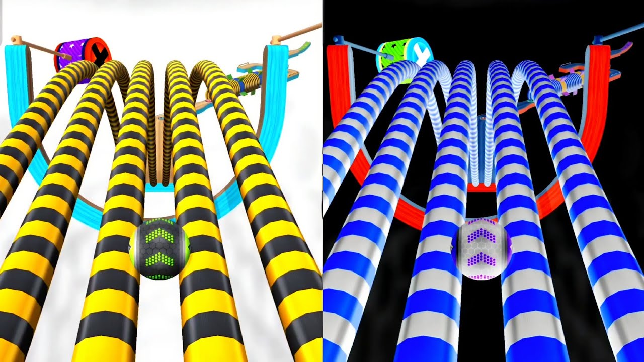 Reverse Night vs Normal – MOST INTENSE Going Balls Race EVER! #Gaming #Ball