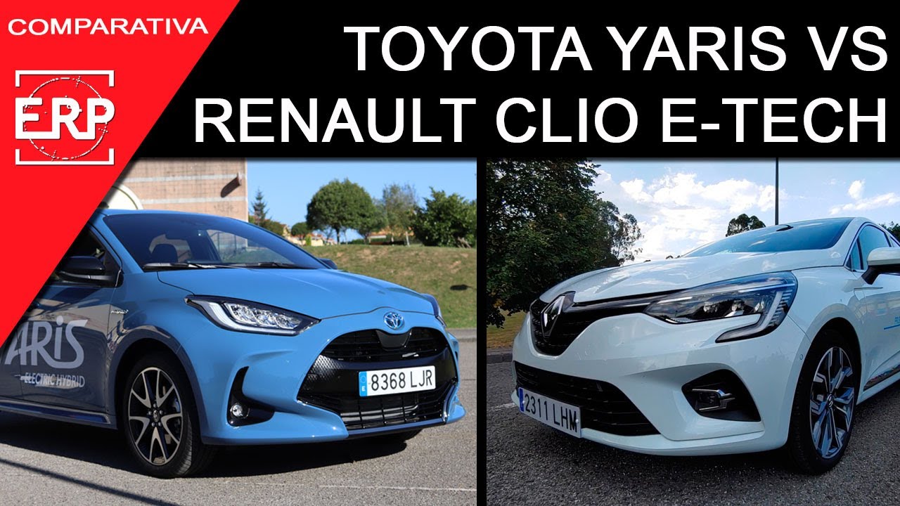 Renault Clio E-Tech VS Toyota Yaris Hybrid 2020. Comparativa / Análisis / Test