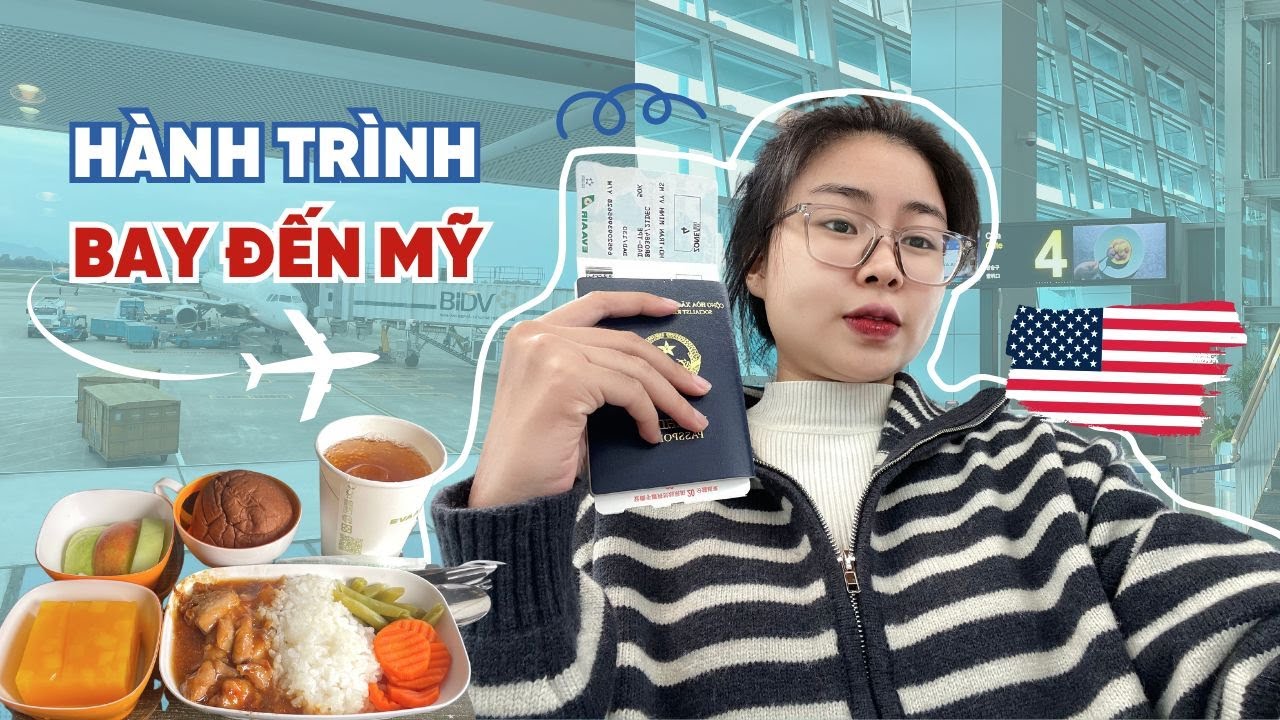 Hành trình bay đi Mỹ du học 🇺🇸 | Đà Nẵng - Taiwan - Chicago - California