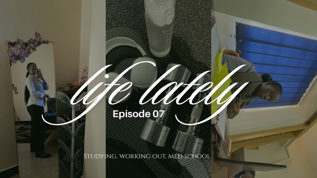 Realistic routines and productive days as a medical student| gym, school, tennis, study vlogs