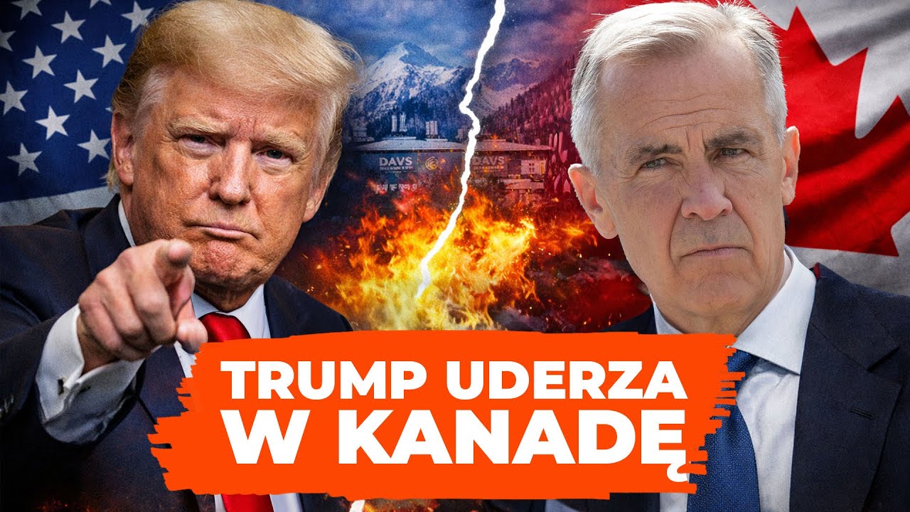 Trump cofa zaproszenie dla Kanady. Ostry konflikt po Davos | NEWS