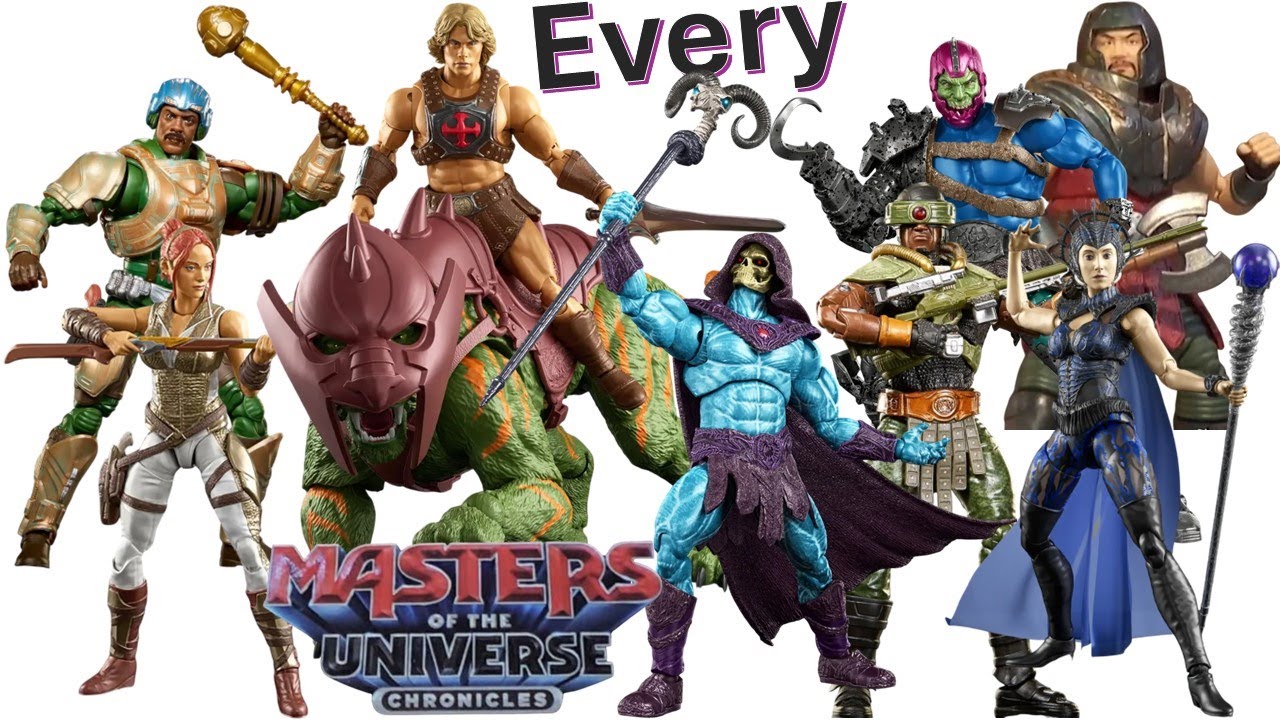 Every - MOTU Chronicles - Mattel 2026 Masters of the Universe Movie He-man and the