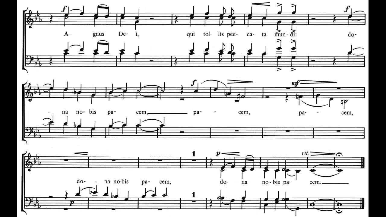 MISSA PRO PATRIA - Agnus Dei - Alt