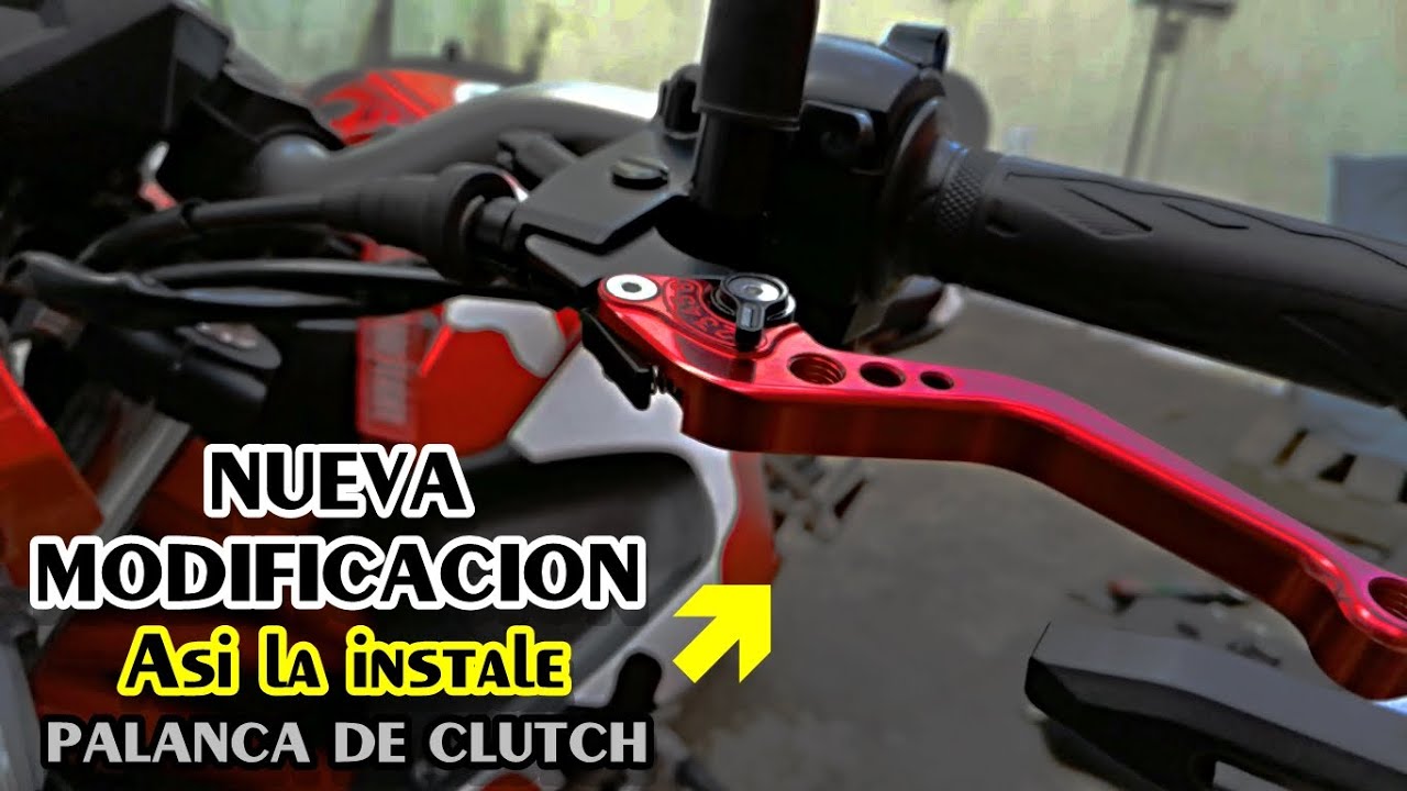 Nuevas palancas Deportivas de Posiciones para mi ITALIKA VORT-X 200 - Parte 1 - Palanca de Clutch