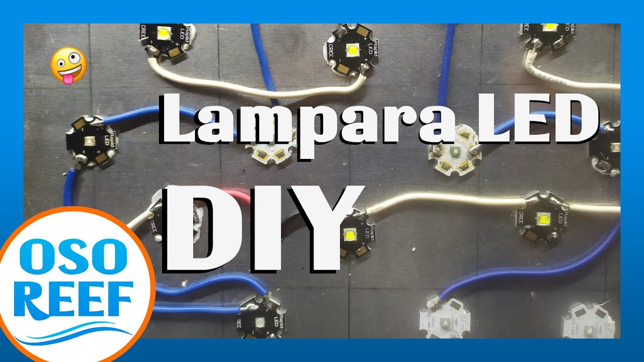 LAMPARA LED DIY