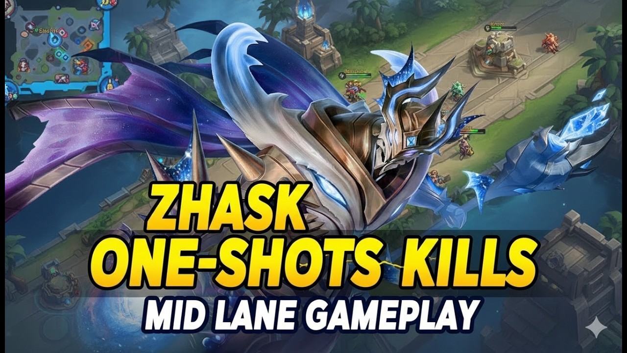 [MLBB]  This Zhask is Broken 👾⚡ One Shot Kills | Solo Ranked Match