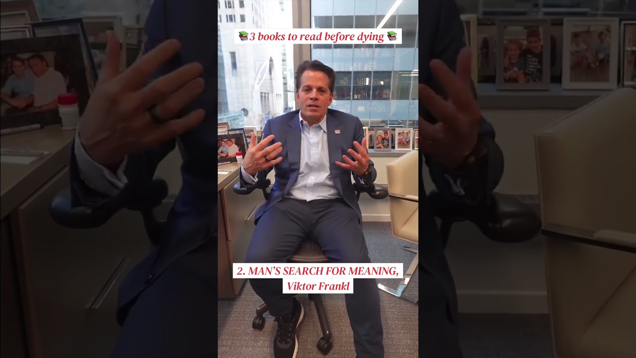 The 3 Books You Must Read I Anthony Scaramucci